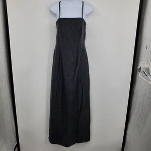 Vintage Watters and Watters Black Minimalist Cocktail Prom Classy Formal Dress 8